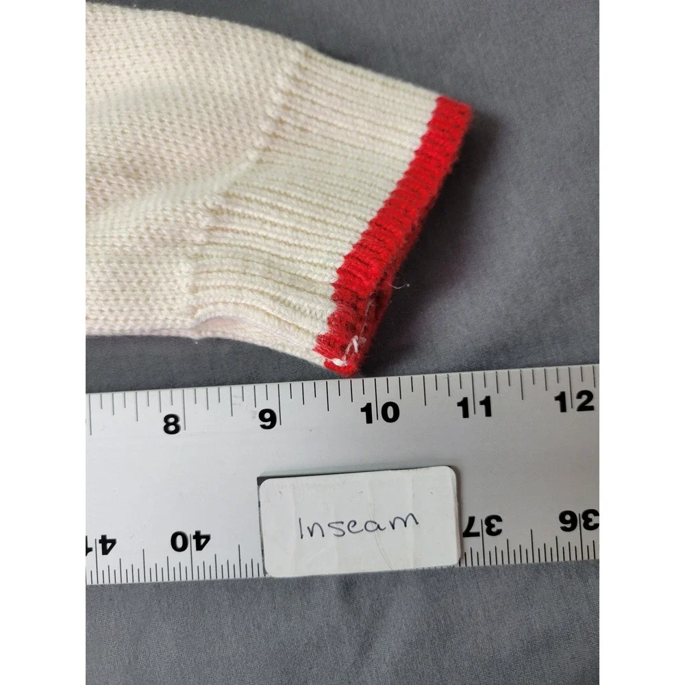 Hanna Andersson Kids 2T Fair Isle Knit Romper Cream Red‎ Blue Cotton 67226 FWH24